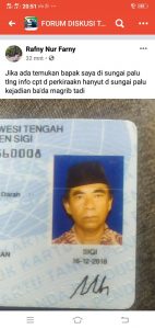 Kakek Berusia 65 Tahun di Sibalaya Barat, Dilaporkan Hilang Di Sungai
