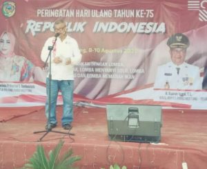 Bupati Parimo Buka Rangkaian Lomba Menyambut HUT RI Ke 75 di Mosing