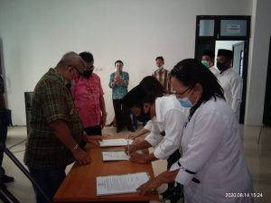 Bupati Samsurizal Lantik dr. Flora Merlin Sebagai Dirut RS.Raja Tombolotutu Parimo