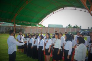 Serangkaian HUT Ke-75 RI, Di Isi Paduan Suara Oleh Dinas Kesehatan Kab.Sigi