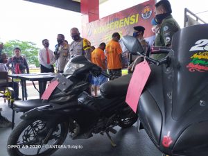 Polres Sigi Kembali Bekuk Pelaku Penggelapan Sepeda Motor