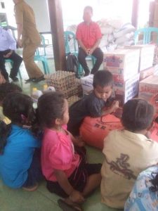 Satuan Pelayanan Kecamatan Palolo Salurkan Bantuan