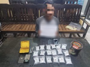 Sembunyikan Sabu 1 Kg, Warga Jalan Asam Palu Diringkus Polisi