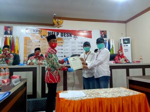 Pasangan Petahana Irwan-Samuel, Pendaftar Pertama di KPU Sigi