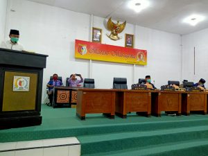 Paripurna Pendapat Akhir Bupati Sigi Atas Raperda APBD Perubahan T.A 2020