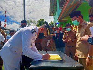 Lantik Camat Sigi Kota Berdasarkan Surat Persetujuan Mendagri