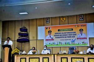 Pertemuan Koordinasi Pembudayaan Gerakan Masyarakat Hidup Sehat Sigi 2020