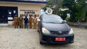 Mupen Keliling Di Lengkapi Pengeras Suara Kominfo Sigi, Kembali Sisir Wilayah Palolo