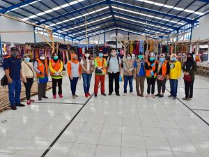 Meminimalisir Angka Penyebaran Covid, Tim BPK Dan Satgas Covid-19 Sigi, Pantau dan Sosialisasi Ke Pasar Biromaru