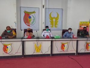 Evaluasi Pelaksanaan Pilkada, Pjs.Bupati Sigi Rakor Virtual Dengan Menkopolhukam