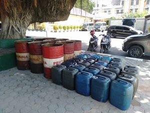 Polda Sulteng Kembali Amankan 1,7 Ton Solar Dijalan Malonda Kota Palu