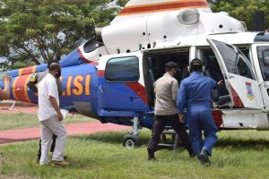 Pastikan Keamanan Wilayah, AKBP. Yoga, Kapolres Sigi Pertama Pantau Langsung Lewat Udara