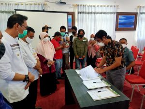 Penandatanganan Kerjasama Layanan Akta Kelahiran Online “Pagar Air”