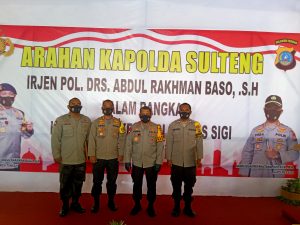Kunjungan Kerja Kapolda, Di Sambut Kapolres Bersama Unsur Pemkab Sigi