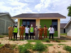 Tinjau Lokasi Pembangunan Huntap Pombewe Dan TPA Sampah Ngata Baru