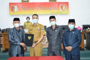 Paripurna Pengambilan Keputusan Atas Raperda Kab. Sigi APBD T.A 2021