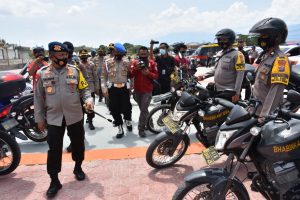 Cek Kendaraan Patroli, Kapolda : Polda Sulteng Harus Siap Operasional