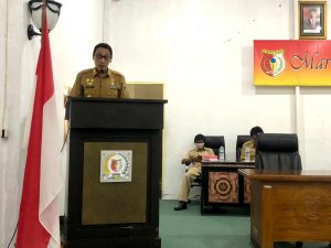 Pjs. Bupati Sampaikan Nota Keuangan Ranperda Sigi APBD T.A 2021