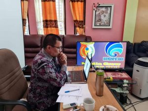 Diskominfo Sigi Ikuti Webinar Secara Virtual