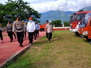 Kapolres Sigi Pimpin Apel Serta Cek Kesiapan Personil Antisipasi Bencana Alam