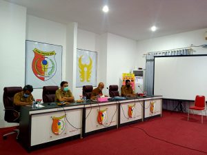 Dalam Rangka Penanggulangan Covid, Pemkab Sigi Rakor Virtual Terbatas Bersama Kemensesneg RI
