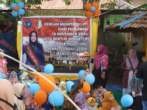 PKK Kecamatan Marawola Tanamkan Jiwa Patriot Pada Anak