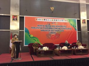 Bupati Sigi Buka Review Kinerja Aksi Konvergensi Penanganan Stunting Tahun 2020