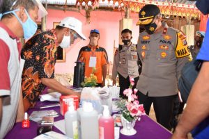 Wakapolda Sulteng, Sidak Tiga TPS Di Palu