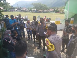 Kapolres Yoga, Cek Pelaksanaan PSU Di Wilayah Sigi