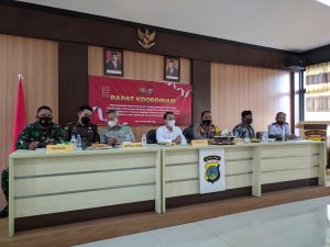 Pemda Dan Polres Sigi Bersama Unsur Terkait, Rakor Virtual Pengamanan Nataru