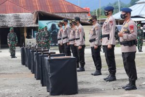 Kapolda Sulteng Pimpin Sertijab Empat Pejabat Utama