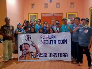 Jais Pettalolo Apresiasi Kerja Keras Relawan Sejuta Coin, Menggalang Suara Untuk Cudy