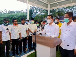 Di Pidato Kemenangan, Irwan-Samuel Ajak Pendukungnya Bersikap Positif