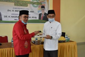 Kankemenag Palu Gelar  Pisah Sambut Ma’sum dan Nasruddin