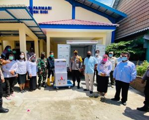 Sebanyak 2.320 Buah Vaksin Covid-19 Tiba Di Sigi, 54 Personil Polres Sigi Lakukan Pengawalan