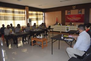 Kapolres Sigi Pimpin Gelar Operasi, Evaluasi Kegiatan Selama 1 Tahun