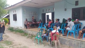 Sat Binmas Polres Sigi Bersama Dit Binmas Polda Sulteng Gelar Penyuluhan Di Desa Potoya