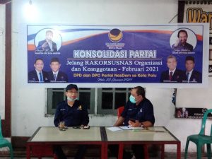 Konsolidasi NasDem Kota Palu Jelang RakorsusNas