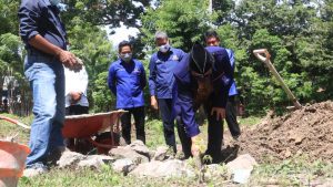 DPD NasDem Donggala Bangun Kantor, Ditandai Peletakan Batu Pertama