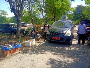 Mobil Keliling Sosialisasi Pencegahan Covid-19 Oleh Diskominfo Sigi