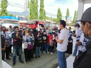 Bupati Sigi Kembali Melepas Bantuan Logistik Pemda Dan Swadaya Masyarakat Menuju Sulbar