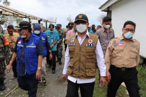 Wagub Sulteng Tinjau Longsor di Kecamatan Balaesang