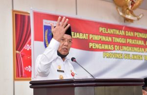Lantik Pejabat Pemprov, Longki : Sudah Berdasarkan Mendagri