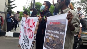 APL Parimo Demo, Minta Tambang Ilegal Segera Di Tutup