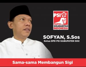 DPD PSI Sigi “Selamat Atas Tugas Barunya Bro` Doktor Anas Yalitoba“