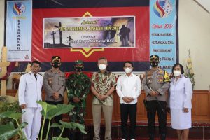 Pemda Sigi Dan Unsur TNI Polri Tinjau Pelaksanaan Paskah