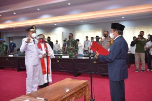 Gubernur Longki Lantik Pj. Bupati Morut