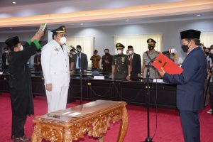 Richard Arnaldo Djanggola Di Lantik Pj. Bupati Touna