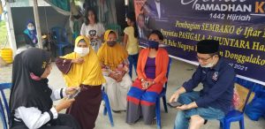 Pembagian Paket Iftar NasDem NSL, YB Terima Keluhan Penyintas Akan Di Usir