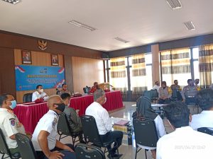 Rakor Virtual Lintas Sektoral Bersama Kapolri